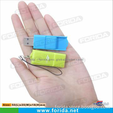 Promotional colorful style usb3.0 single smart micro sd Card Reader